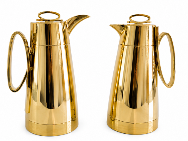 Luxury Arabic Coffee & Tea Set – Gold Thermos & Cups